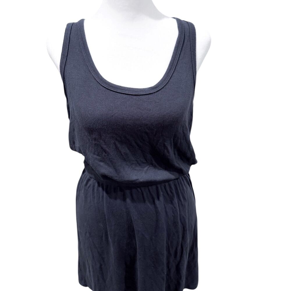 SPIRITUAL GANGSTER Day Off Ribbed Mini Dress Gray Sleeveless Medium GUC - Picture 3 of 6